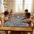 Das verfluchte Picknick, Kleine Decke zum Ausmalen
